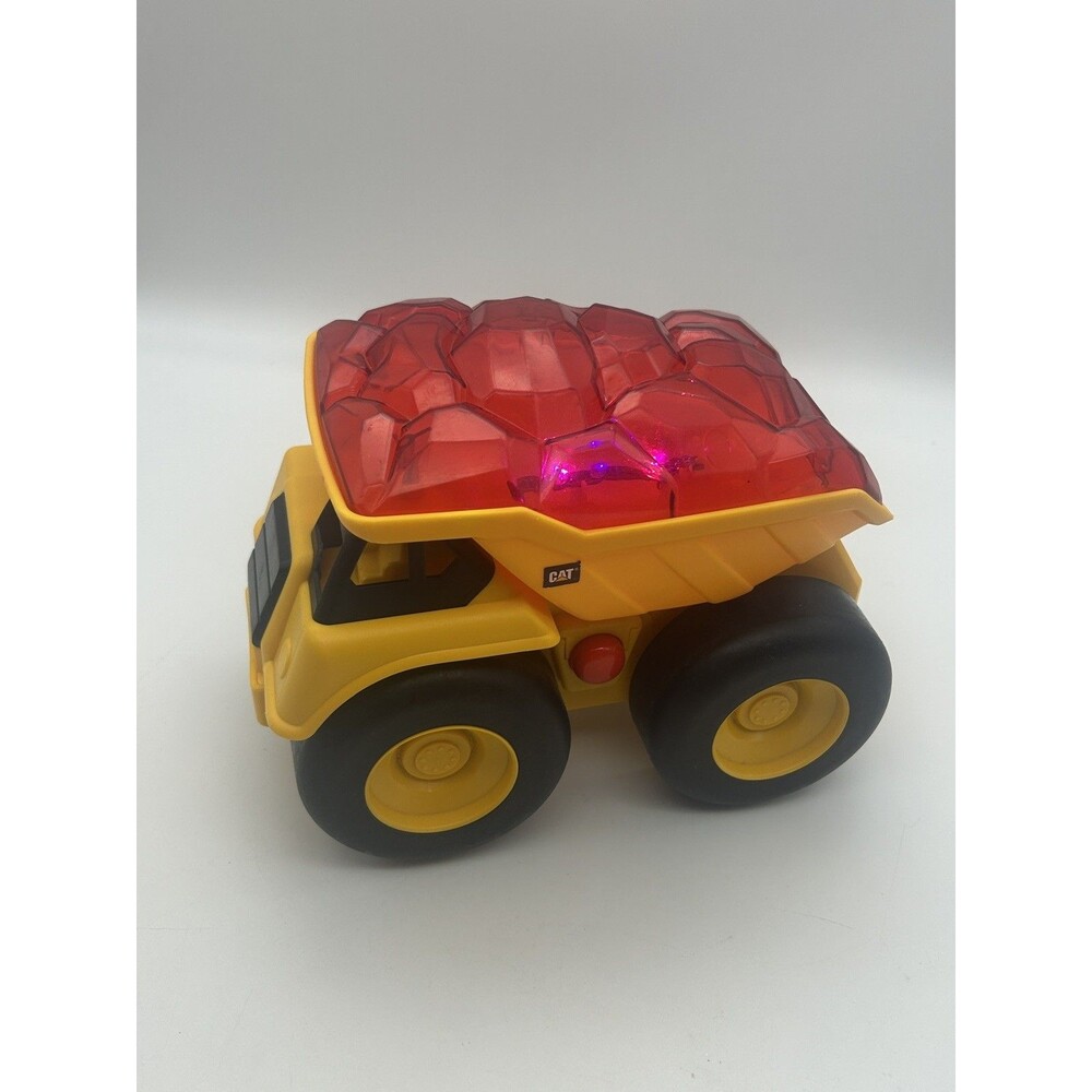 CAT Light Up MOTORIZED Dump Truck Lightning Loader Lights And Sounds Works!
